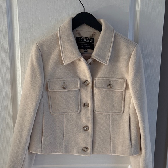 J.Crew Lady Jacket in Italian Stadium-Cloth Wool - Picture 8 of 14